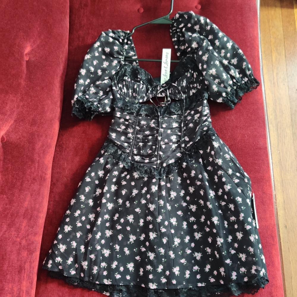 NWT For Love And Lemons Noa Dress S